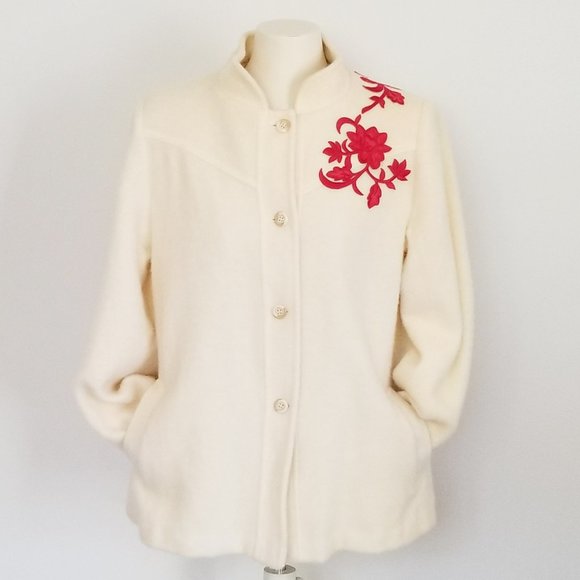 Refashioned Vintage Wool Jacket (L) - Picture 6 of 10